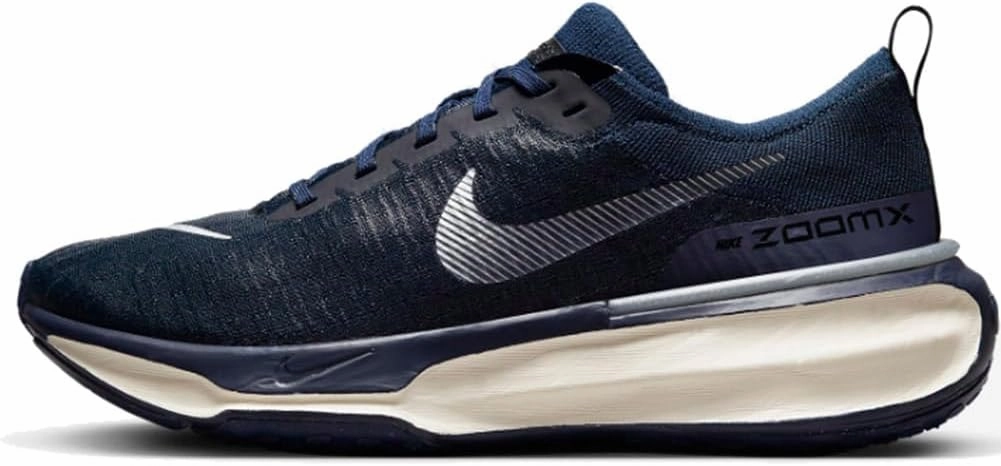 Nike Men's Invincible 3 Road Running Shoes (College Navy/Midnight Navy/Black/Metallic Silver, us_Footwear_Size_System, Adult, Men, Numeric, Medium, Numeric_7)