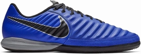 Nike Men's Lunar Legend 7 Pro IC Shoes (Racer Blue/Black/Metallic Silver) (7)