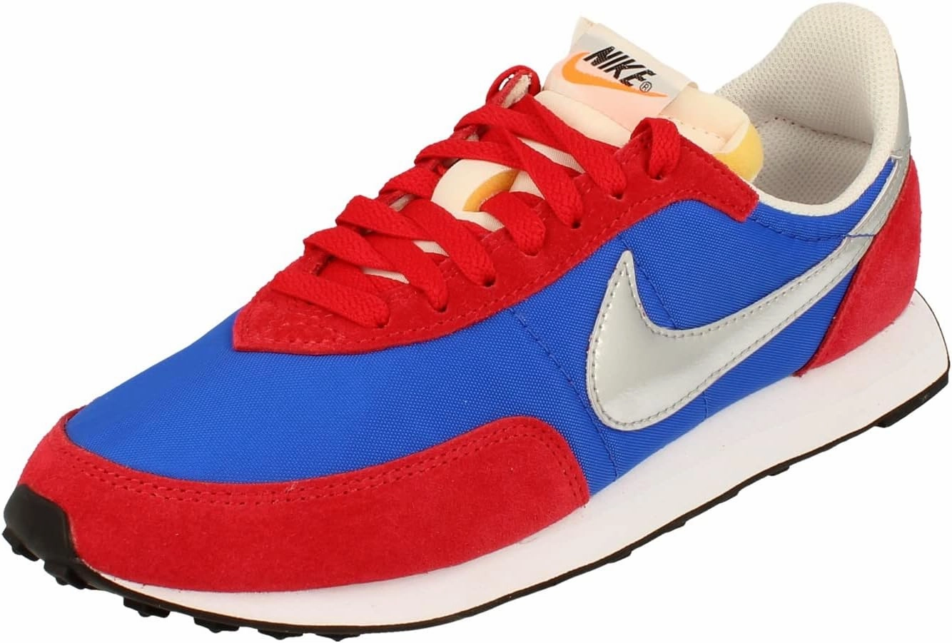 Nike mens Waffle Trainer 2 Sp Trainers Dc2646 Shoes, Hyper Royal/Metallic Silver, 8