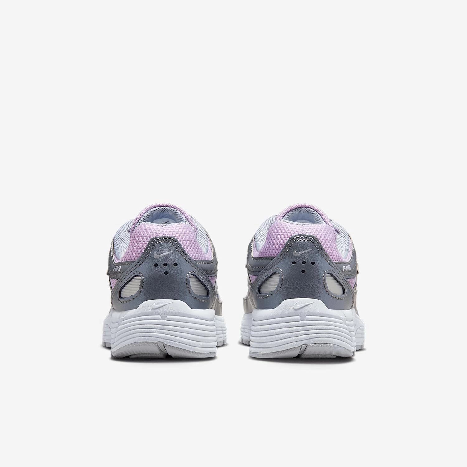 Nike P-6000 Big Kids' Shoes (HV5064-500, Doll/Smoke Grey/Metallic Silver/White)