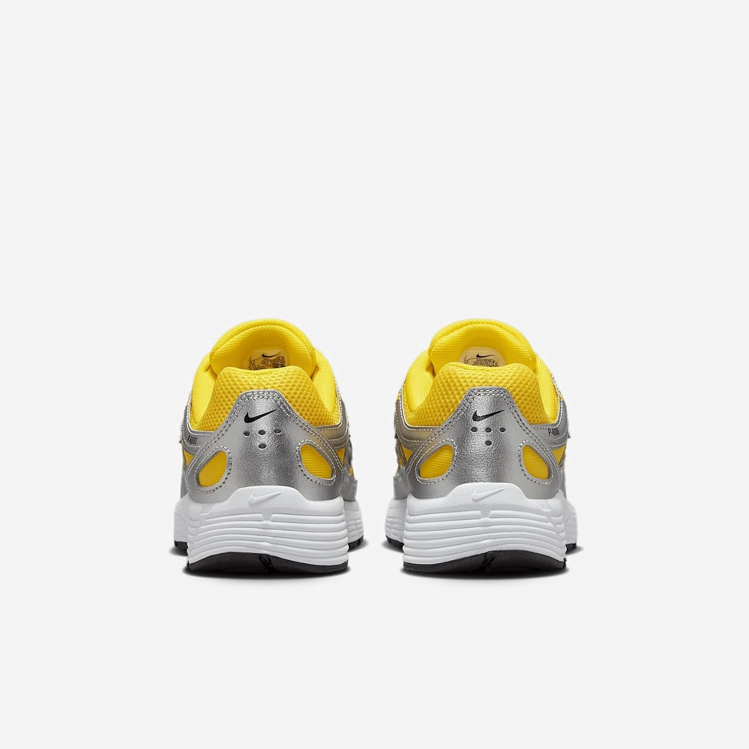 Nike P-6000 Big Kids' Shoes (HV5064-701, Lightning/Metallic Silver/White/Black)