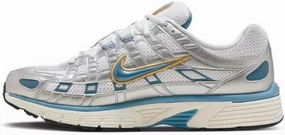 Nike P-6000 Shoes (HJ7246-100, White/Metallic Silver/Pale Ivory) Size 9.5
