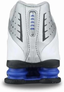 Nike Shox R4 Men's Shoes (HQ1988-100, White/Racer Blue/Iron Grey/Metallic Silver)