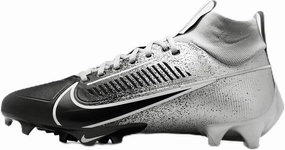 Nike Vapor Edge Pro 360 2 Men's Football Cleats (HF3454-003, Metallic Silver/White/Light Smoke Grey/Black) Size 8.5
