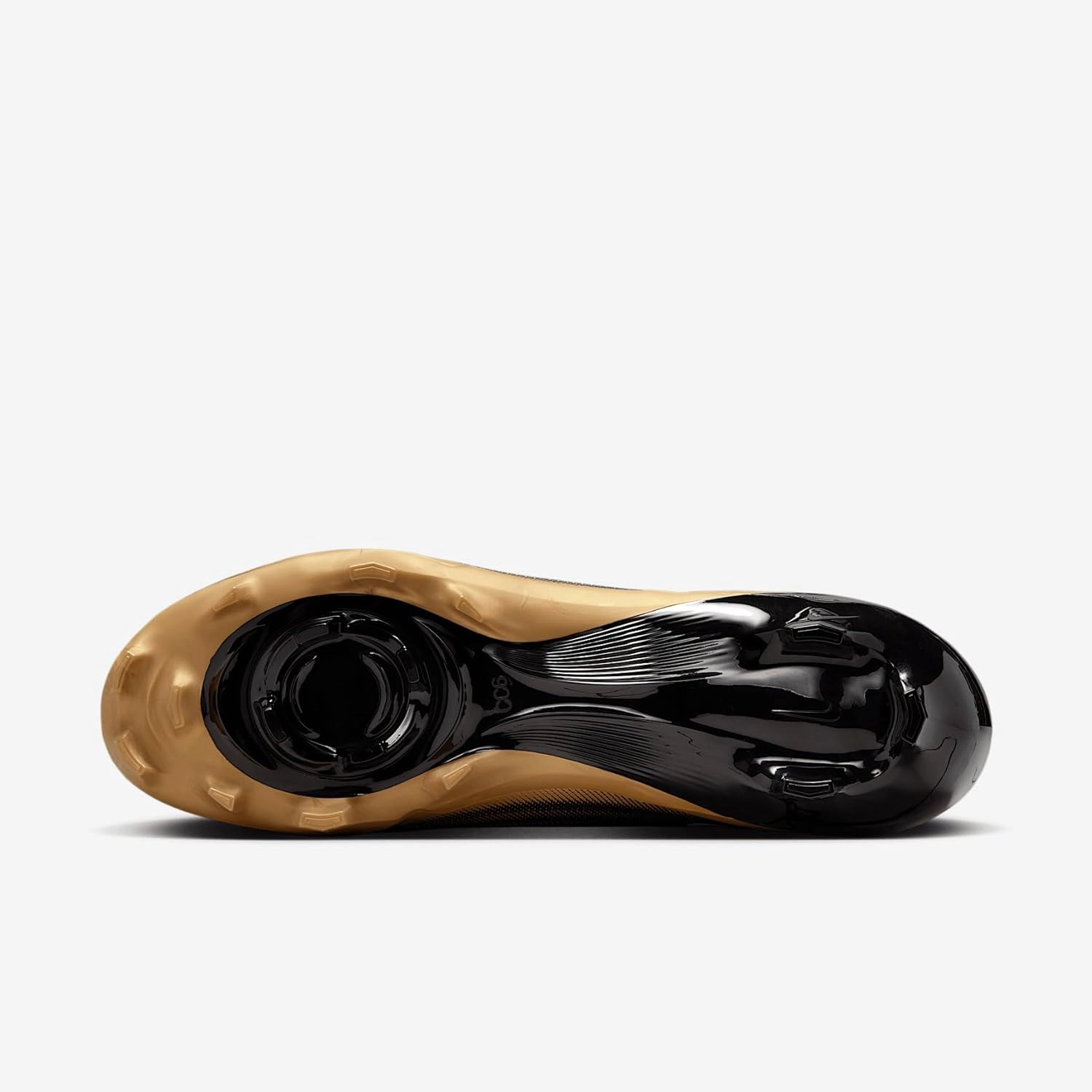 Nike Vapor Speed 3 Football Cleats (FB3303-003, Black/Metallic Gold/White) Size 9