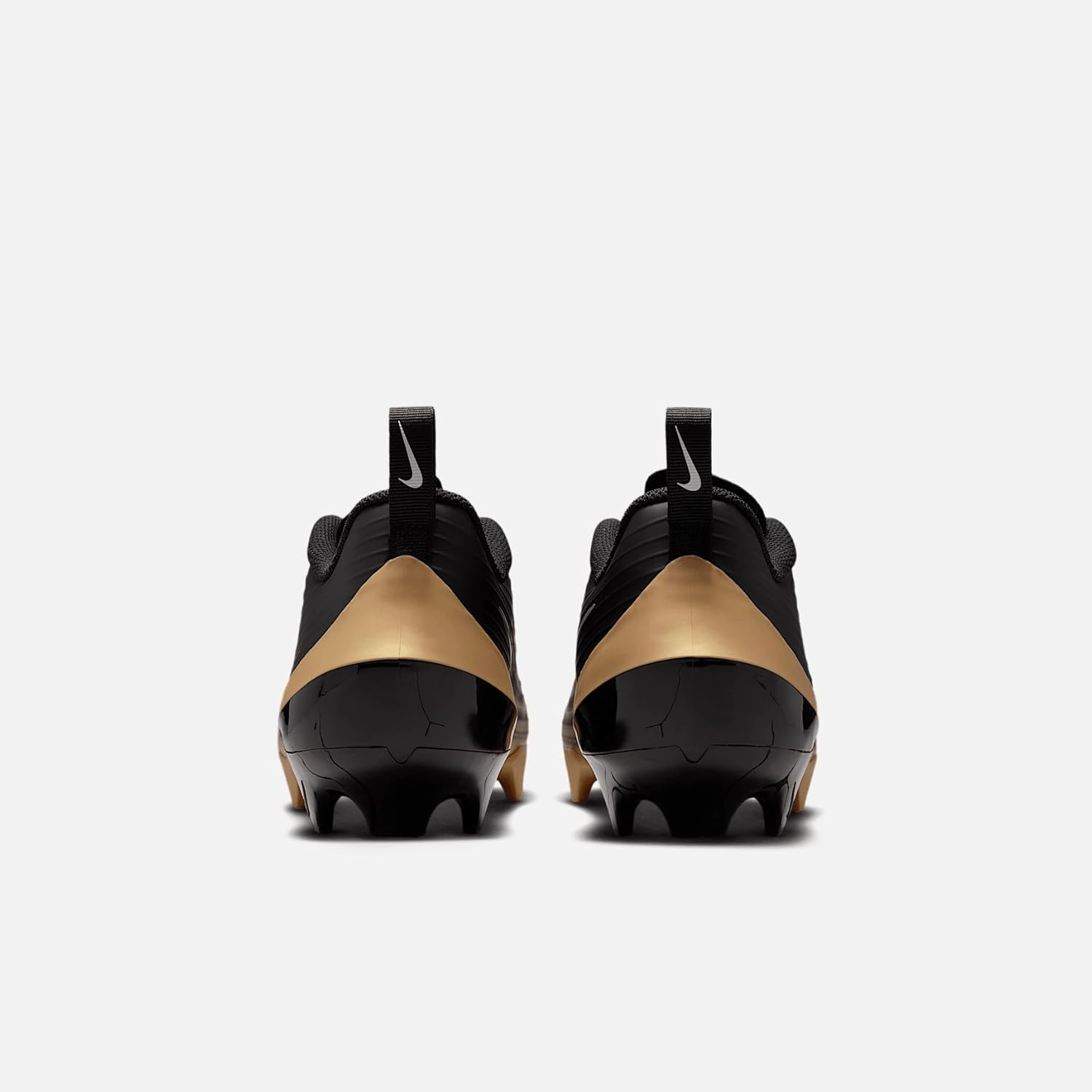Nike Vapor Speed 3 Football Cleats (FB3303-003, Black/Metallic Gold/White) Size 9
