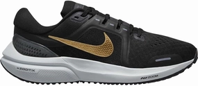 Nike Women's Air Zoom Vomero 16, Black/Dark Smoke Grey/Pure Platinum/Metallic Gold Coin, 7.5