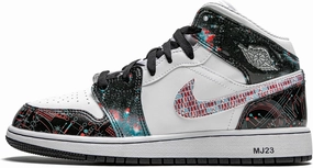 Nike Youth Air Jordan 1 Mid Se GS Electro Orange