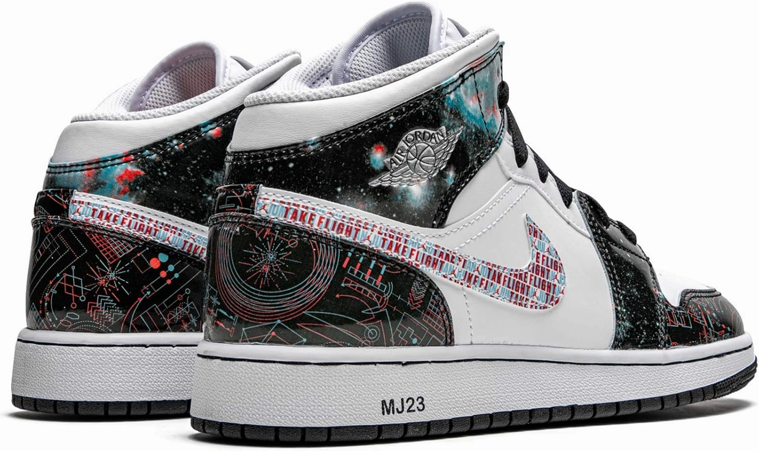 Nike Youth Air Jordan 1 Mid Se GS Electro Orange