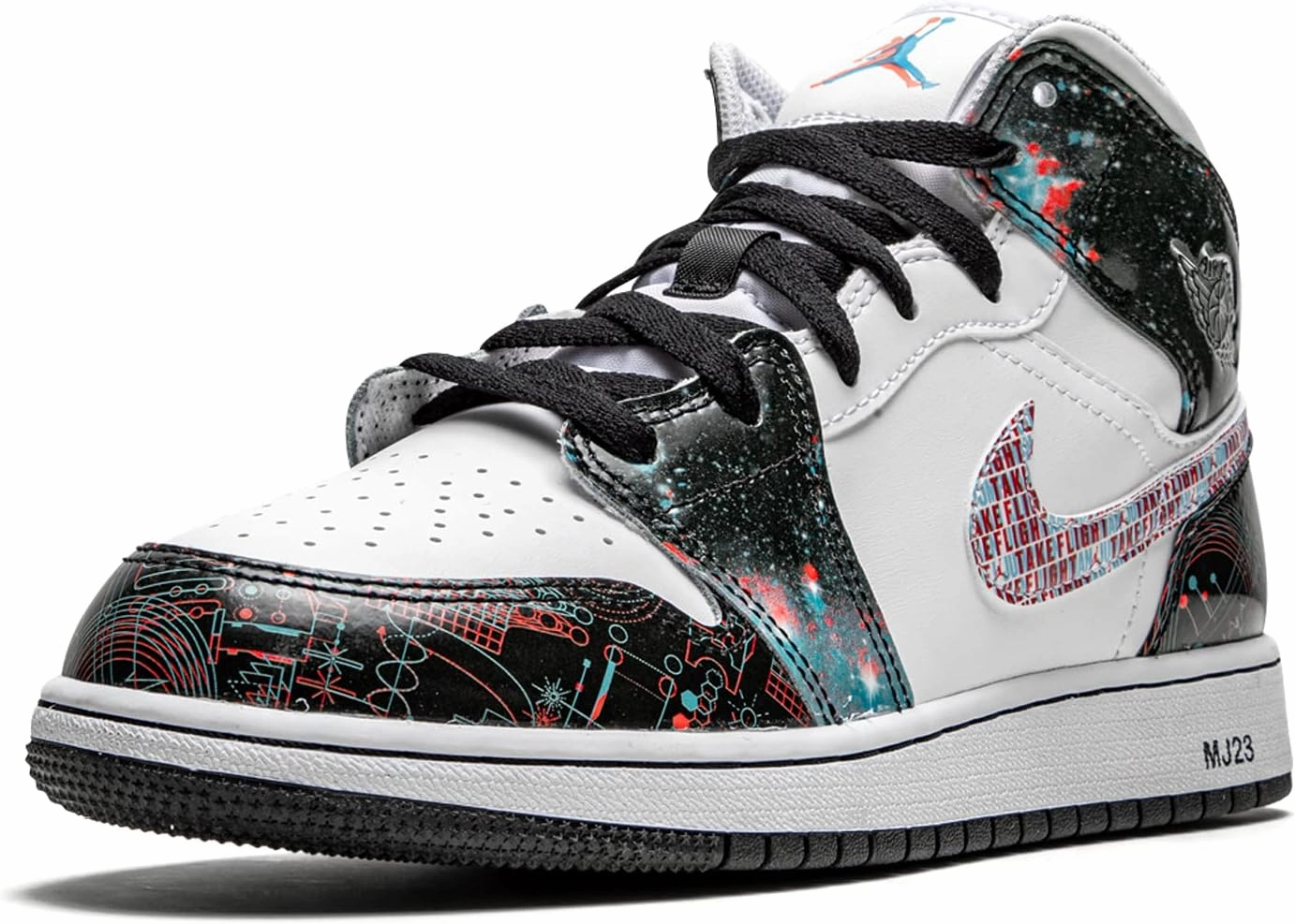 Nike Youth Air Jordan 1 Mid Se GS Electro Orange