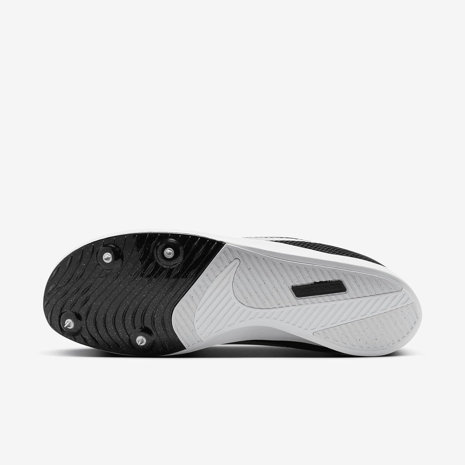 Nike Zoom Rival Track & Field Distance Spikes (FZ9653-001, Black/Black/Metallic Silver)