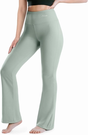 NirLUX Bootcut Yoga Pants - Soft Leggings for Women Regular & Plus Size Womens Leggings Tummy Control for Gym & Yoga