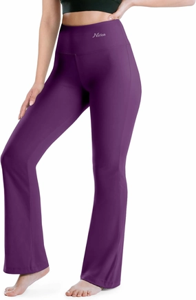 NirLUX Bootcut Yoga Pants - Soft Leggings for Women Regular & Plus Size Womens Leggings Tummy Control for Gym & Yoga