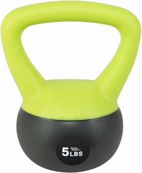 NonZero Gravity Iron Sand Soft Kettlebell with PVC Shell, Shock-Absorbing Base & Extra-Wide Grip for Versatile Workouts | Durable Strength Training Equipment