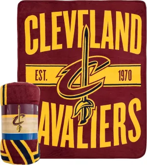 Northwest NBA Cleveland Cavaliers Micro Raschel Throw Blanket, 46" x 60", Clear Out