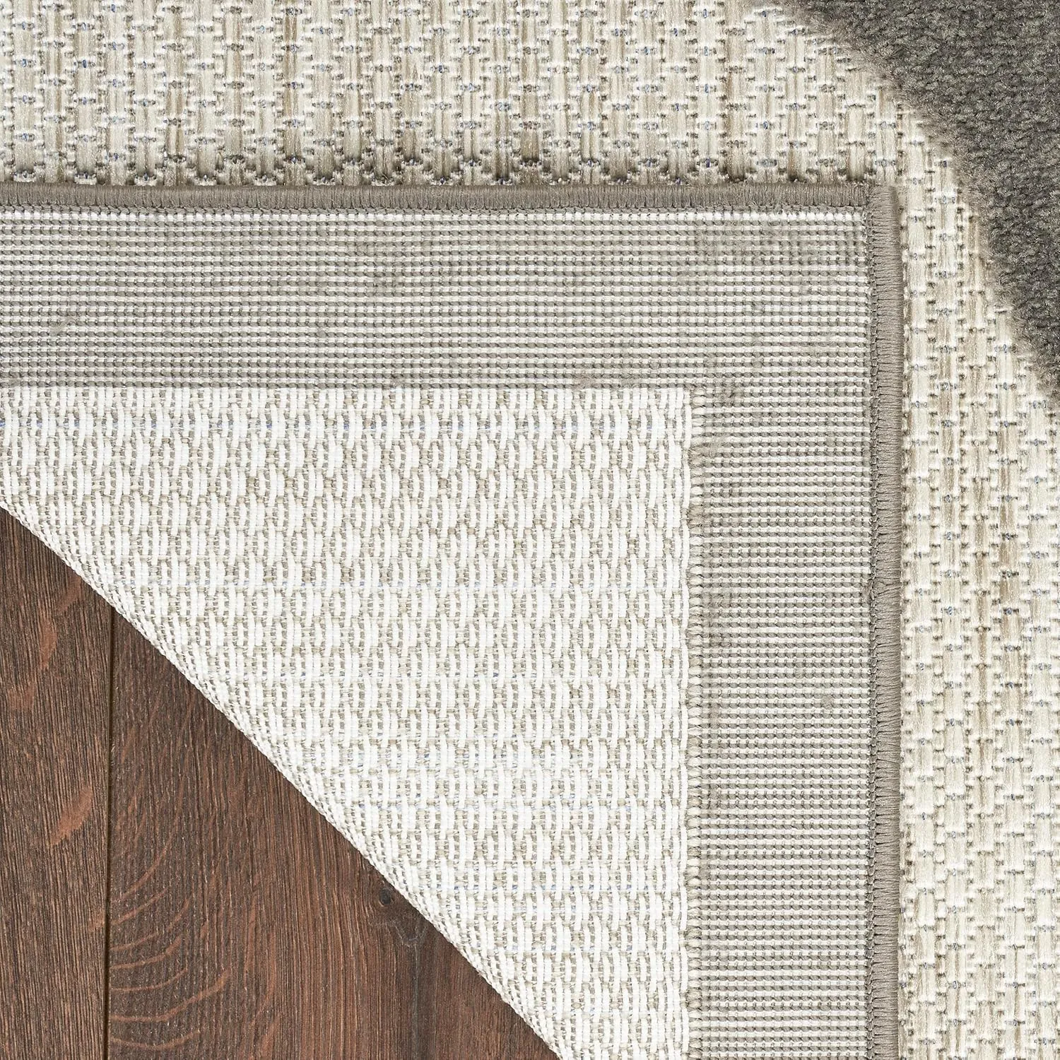 Nourison Aloha Outdoor Beige 2'3" x 8' Area Rug, Easy Cleaning, Non Shedding, Bed Room, Living Room, Dining Room, Deck, Backyard, Patio (2x8)