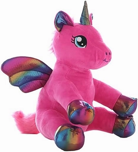 Nova The Pink Winged Unicorn 8 inch Plush Stuffed Animal Soft Fantasy Toy Magical Winged Horse Unicorn Gift for Kids Toddlers Birthday Baby Shower Presents Collectible