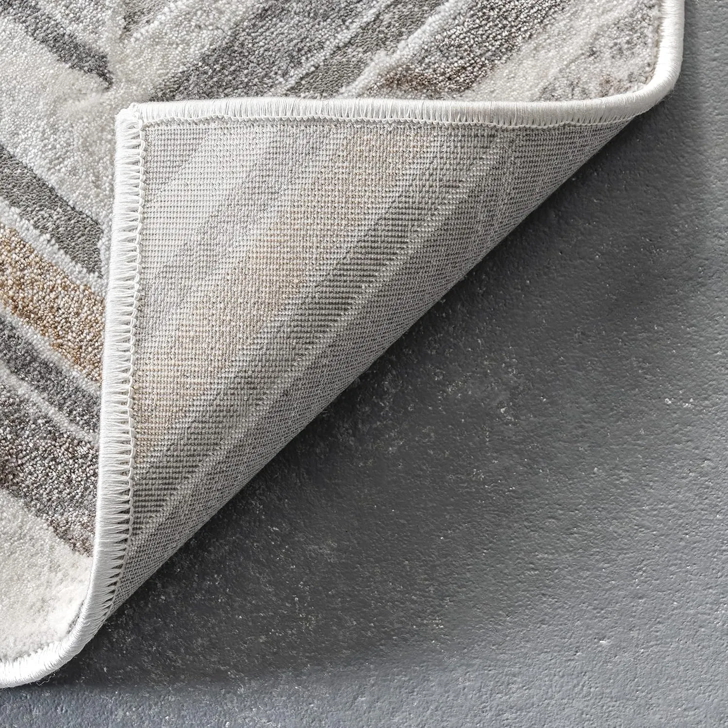 nuLOOM Masha Modern Abstract Chevron Area Rug, 5x8, Beige