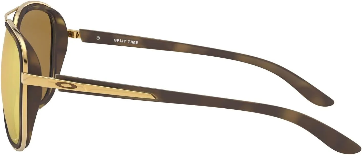 Oakley Women's Oo4129 Split Time Aviator Sunglasses