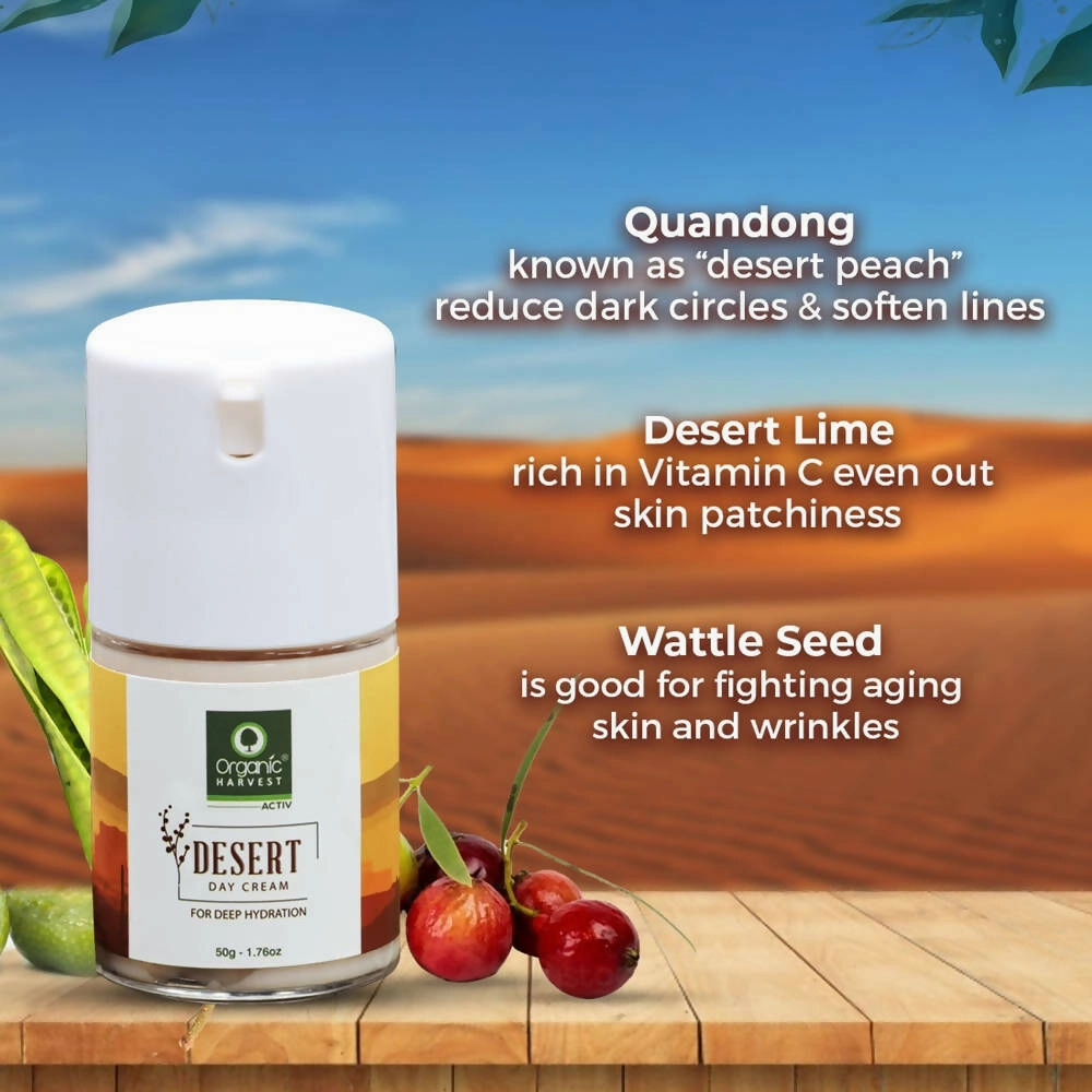 Organic Harvest Desert Day Cream For Deep Hydration