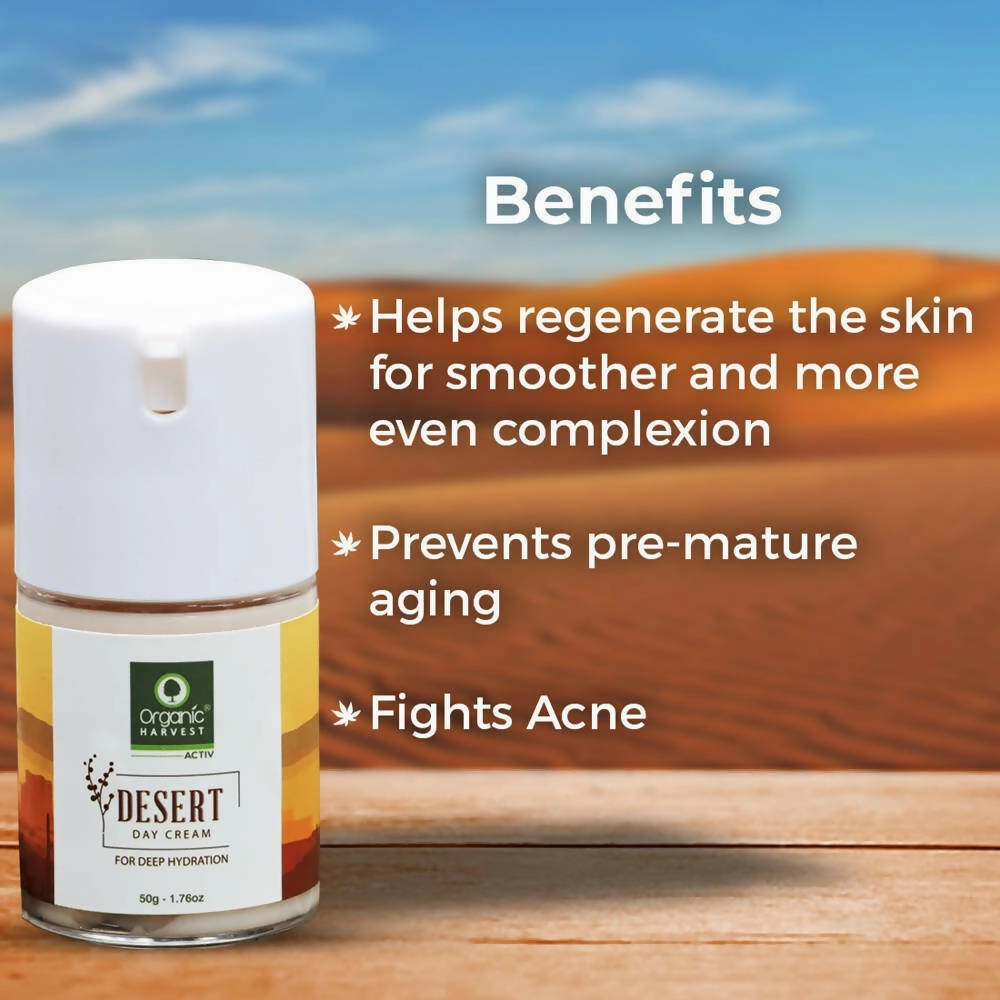 Organic Harvest Desert Day Cream For Deep Hydration