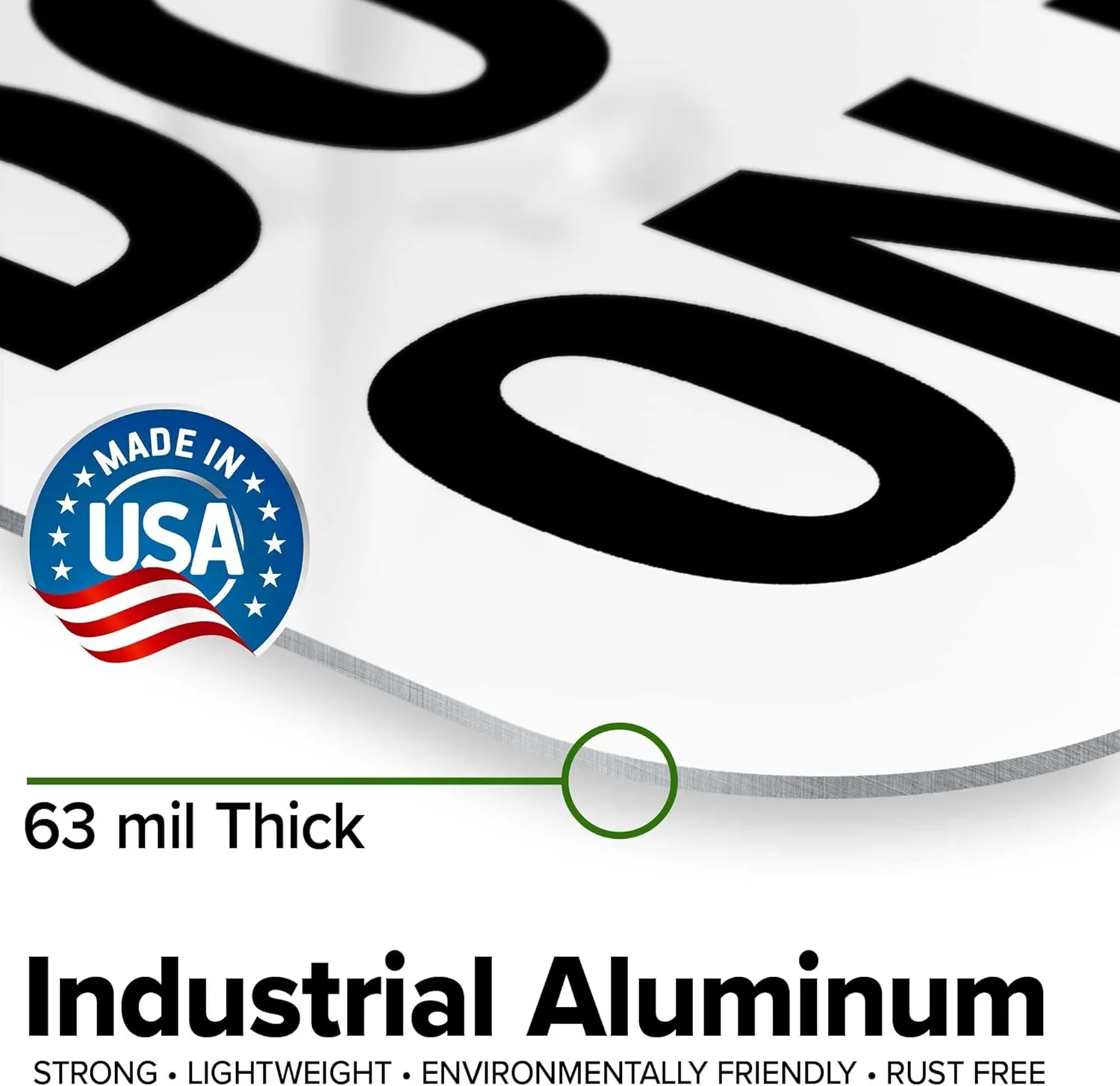 OSHA Notice Do Not Stack On This Wall Sign, 12x18 Inches, Rust Free .063 Aluminum, Fade Resistant, Made in USA by My Sign Center