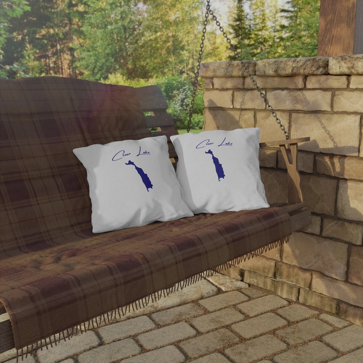 Outdoor Pillow Clear Lake Oregon