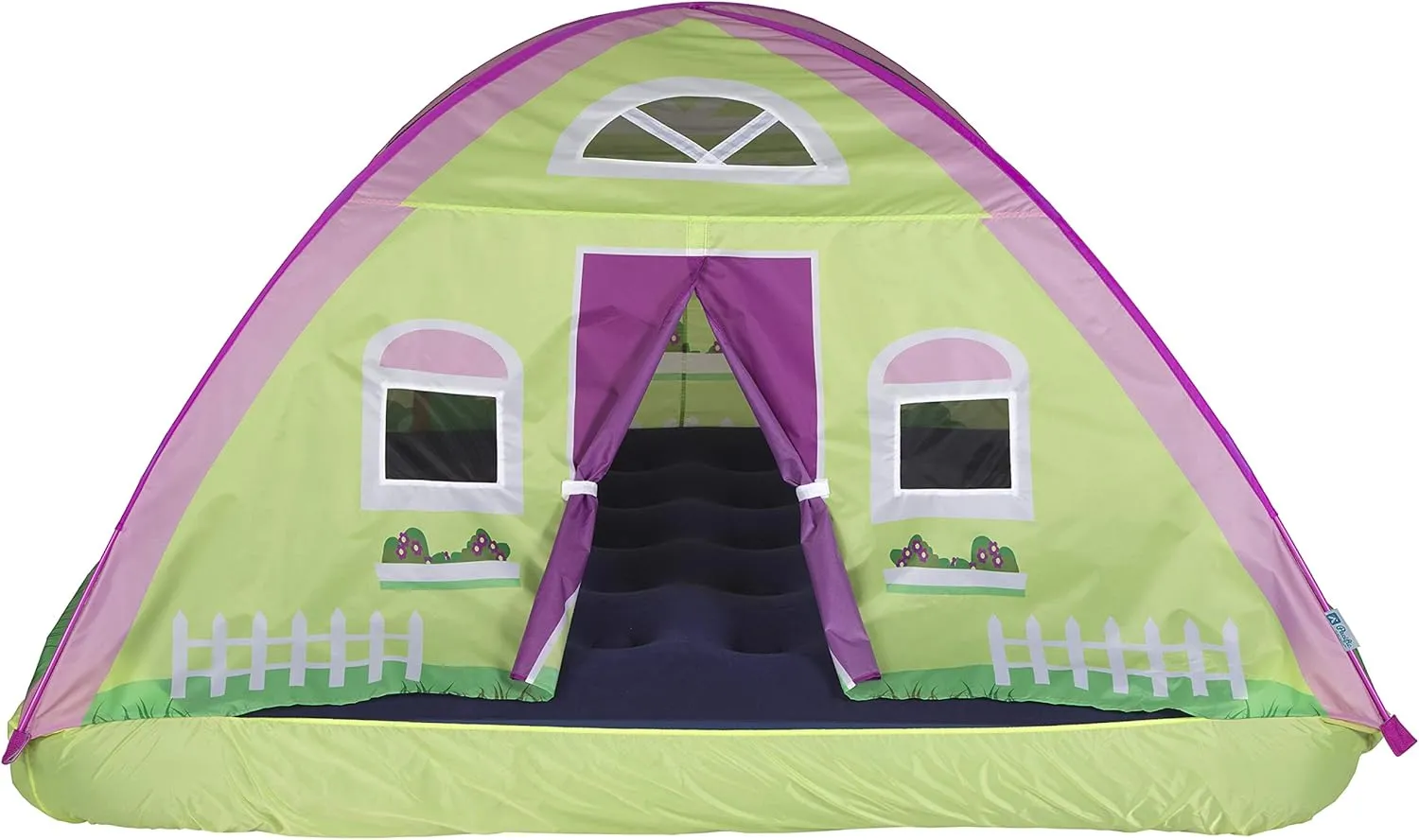 Pacific Play Tents 19601 Kids Cottage House Bed Tent Playhouse - Fits Full Size Mattress , Pink