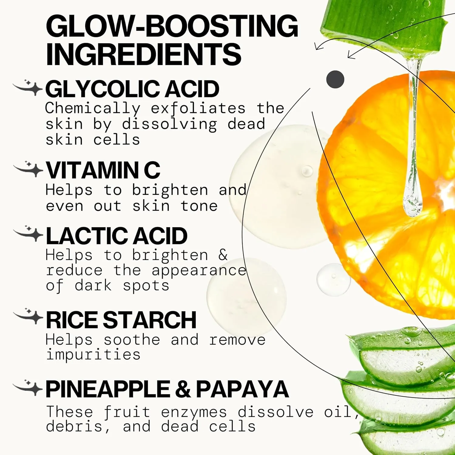 Pacifica Glow Baby Brightening Vitamin C Face Mask 4-Pack – Hydrating Serum-Soaked Sheet Mask for Glowing Skin, Fights Dullness & Dark Spots, Infused with Aloe & Kelp, 100% Vegan & Cruelty-Free​