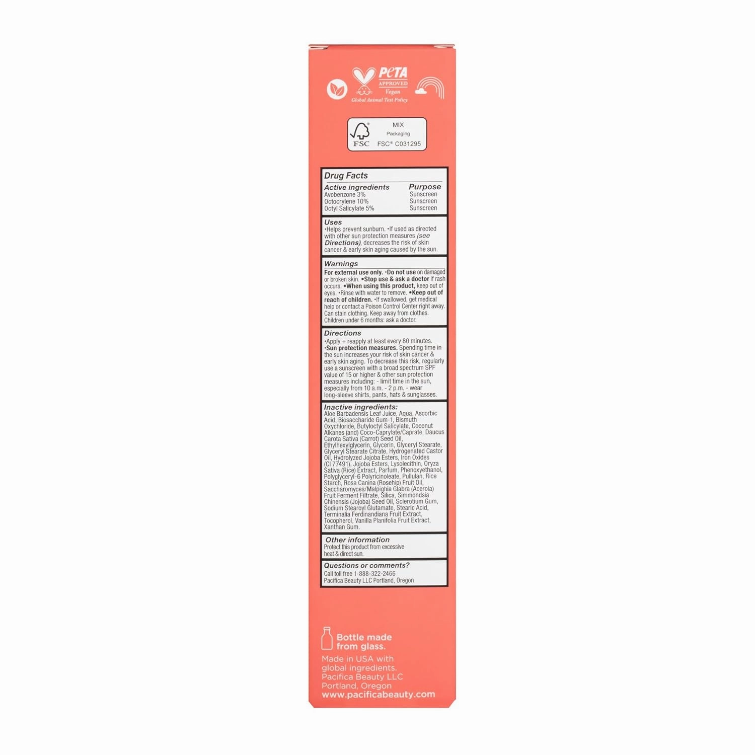 Pacifica Glow Baby Vitamin C SPF 30 Body Lotion – Brightening Daily Moisturizer   Broad Spectrum Sun Protection, Hydrating No White Cast Sunscreen for Glowing Skin, Clean Vegan & Cruelty-Free Skincare