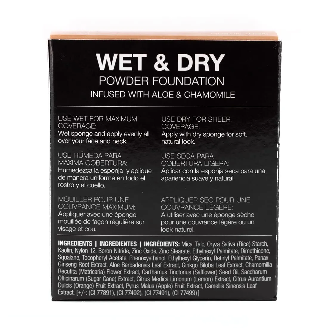 Palladio Dual Wet and Dry Foundation with sponge and Mirror, Squalane Infused, Apply Wet for Maximum Coverage or Dry for Light Finishing and Touchup, Minimizes Fine Line, All day Wear, Laurel Nude
