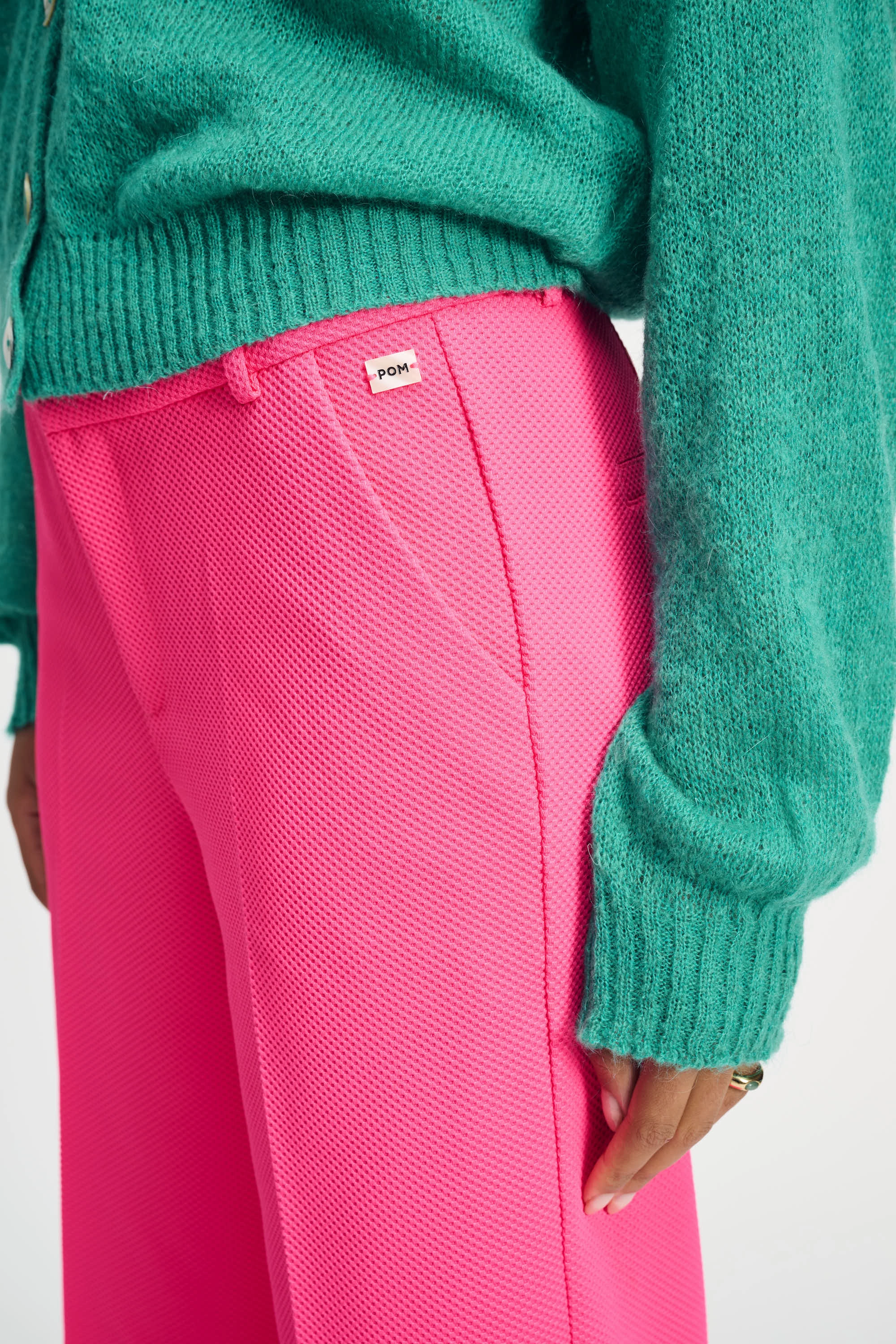 PANTS - Wide Leg Vibrant Pink