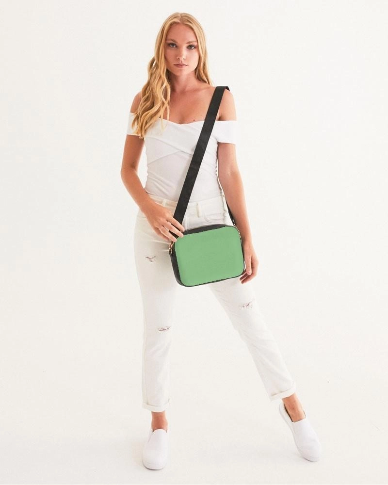 Pastel Green Crossbody Bag | Bright Pastel Green | C45M0Y60K0