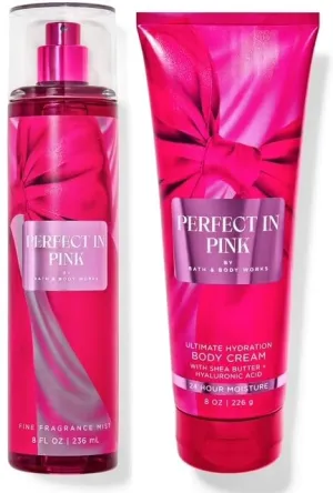 Perfect In Pink Mist and Lotion Gift Set by BBW