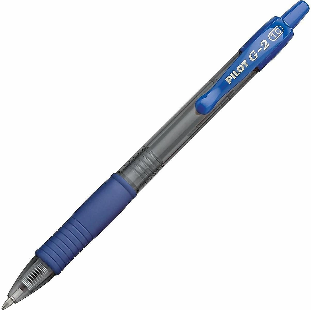 Pilot, G2 Premium Gel Roller Pens, Bold Point 1 mm, Pack of 12, Blue