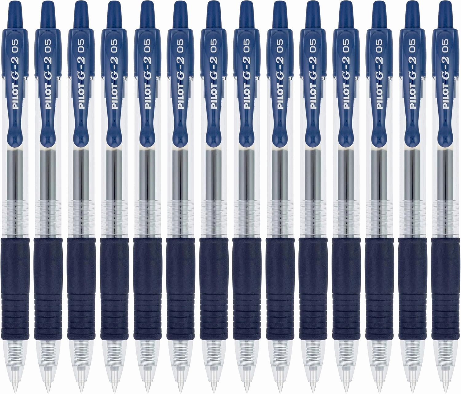 Pilot, G2 Premium Gel Roller Pens, Extra Fine Point 0.5 mm, Pack of 14, Navy