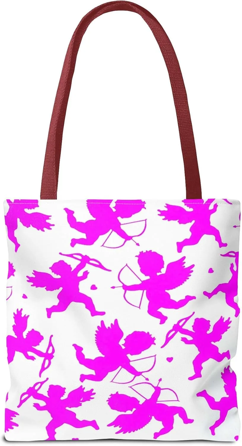 Pink Cupids Shopping Tote Bag 16' x 16"