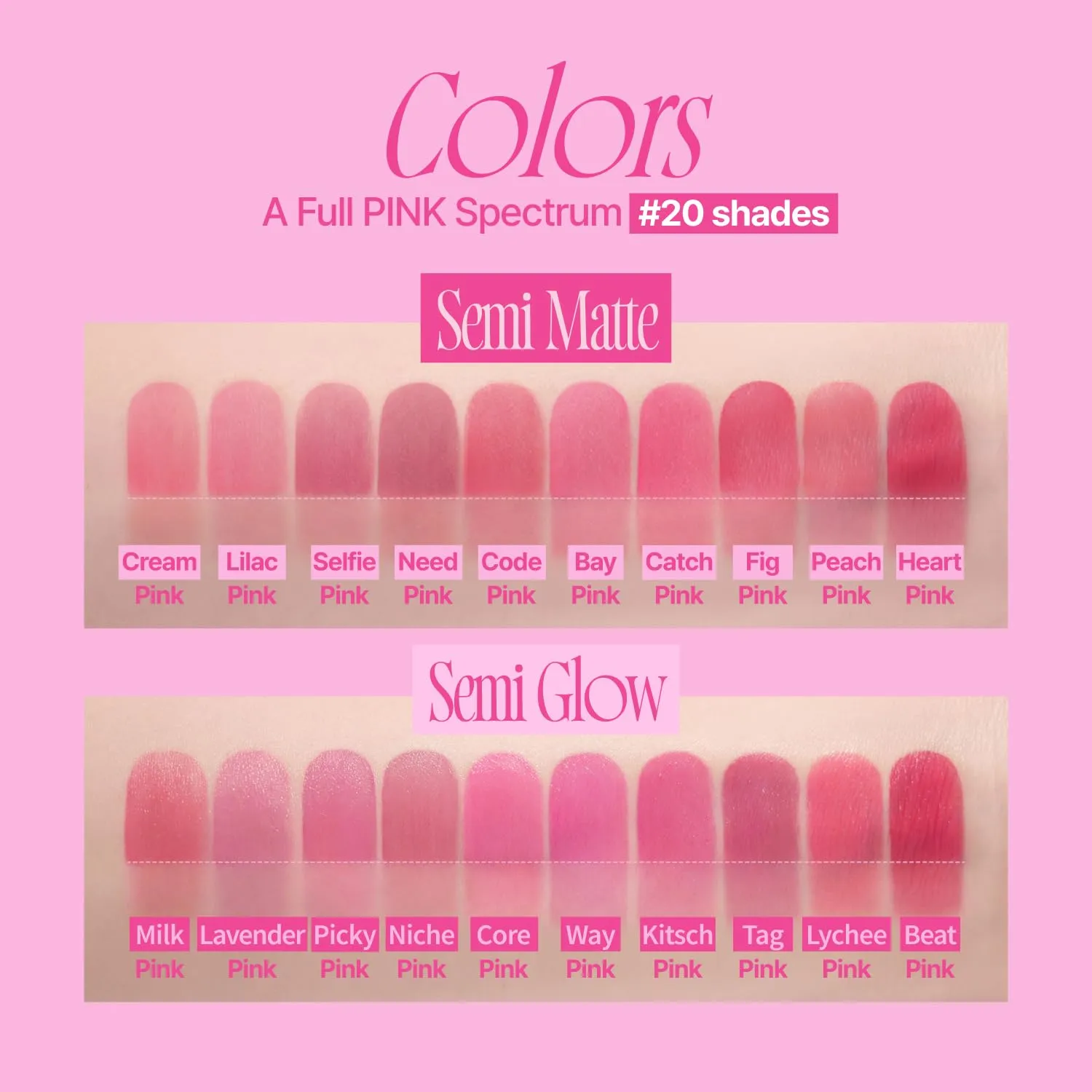 Pink Obsession Stay-Fit Lip Tint | G06 Way Pink | Weightless & Layerable Tint for Smudge-proof, Long-lasting Wear | Soft Blur Finish or Vibrant Flush | 3.8g