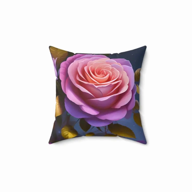 Pink Roses Flower Pillow for Cozy Chic Decor
