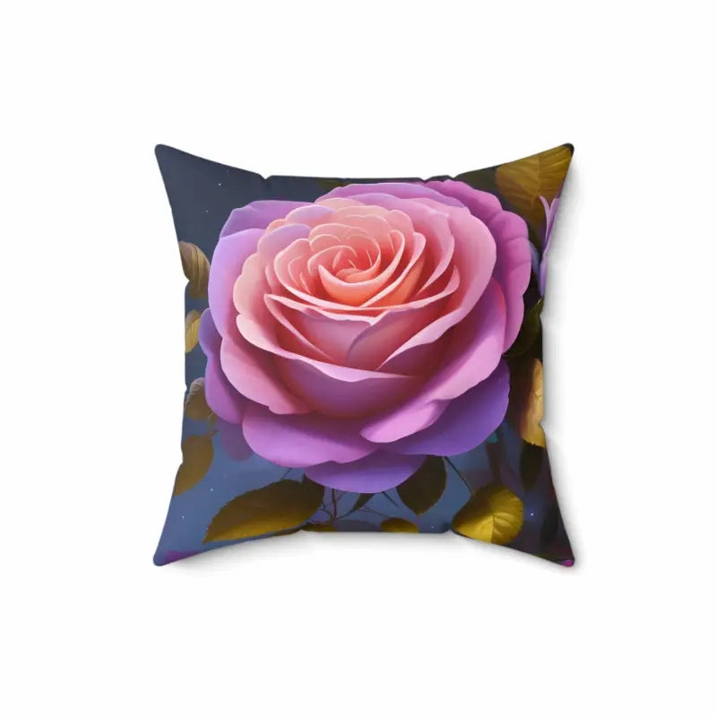 Pink Roses Flower Pillow for Cozy Chic Decor