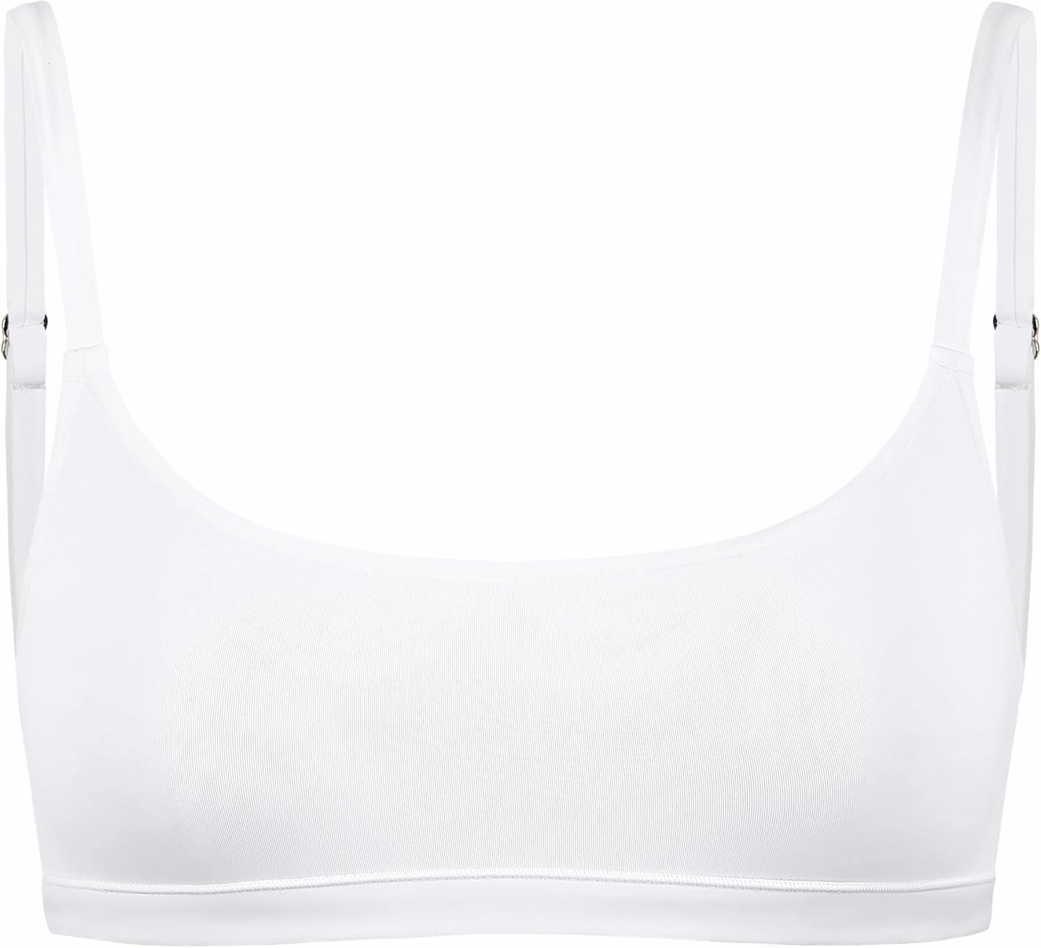 PrettyGuide Women's Wireless Bralette No Padding Scoop Neck Seamless No Underwire Smoothing Everyday Bra