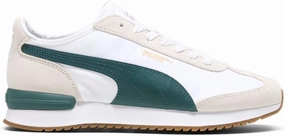 Puma Mens R78 Wind Nylon Lace Up Sneakers Shoes Casual - Beige, Green, White - Size 11.5 M, 39290107