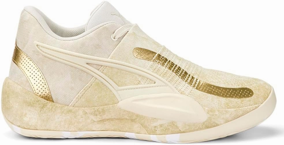 PUMA Rise Nitro Nephrite Frosted Ivory/Metallic Gold 10 D (M)