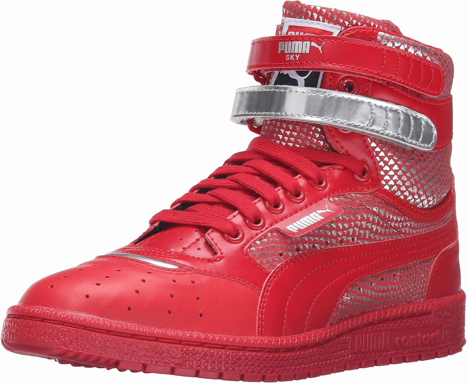 PUMA Women's Sky II HI Roses WN's-W, High Risk Red/Black, 10.5 B US