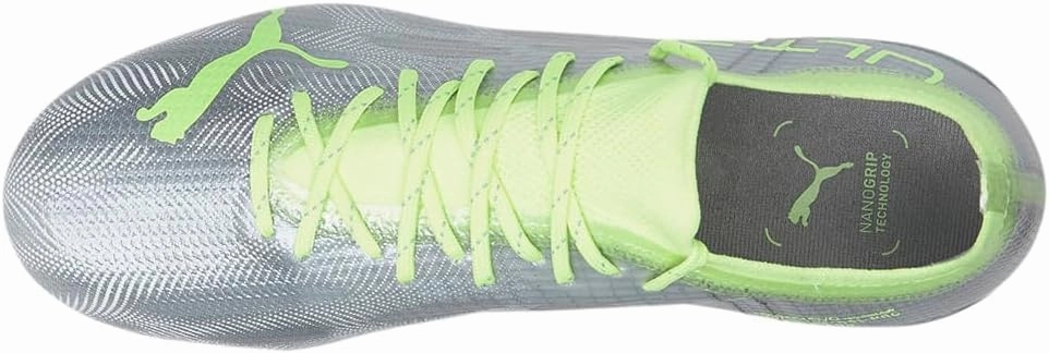 Puma Womens Ultra 1.4 Metallic Firm GroundArtificial Ground Soccer Cleats Cleated, Firm Ground, Turf - Silver