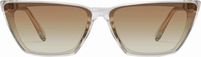 Quay - Womens Sunglasses, Cat Eye Lenses with UV Protection (Bad Habit, Clear)