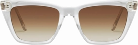 Quay - Womens Sunglasses, Cat Eye Lenses with UV Protection (Call The Shots, Clear)