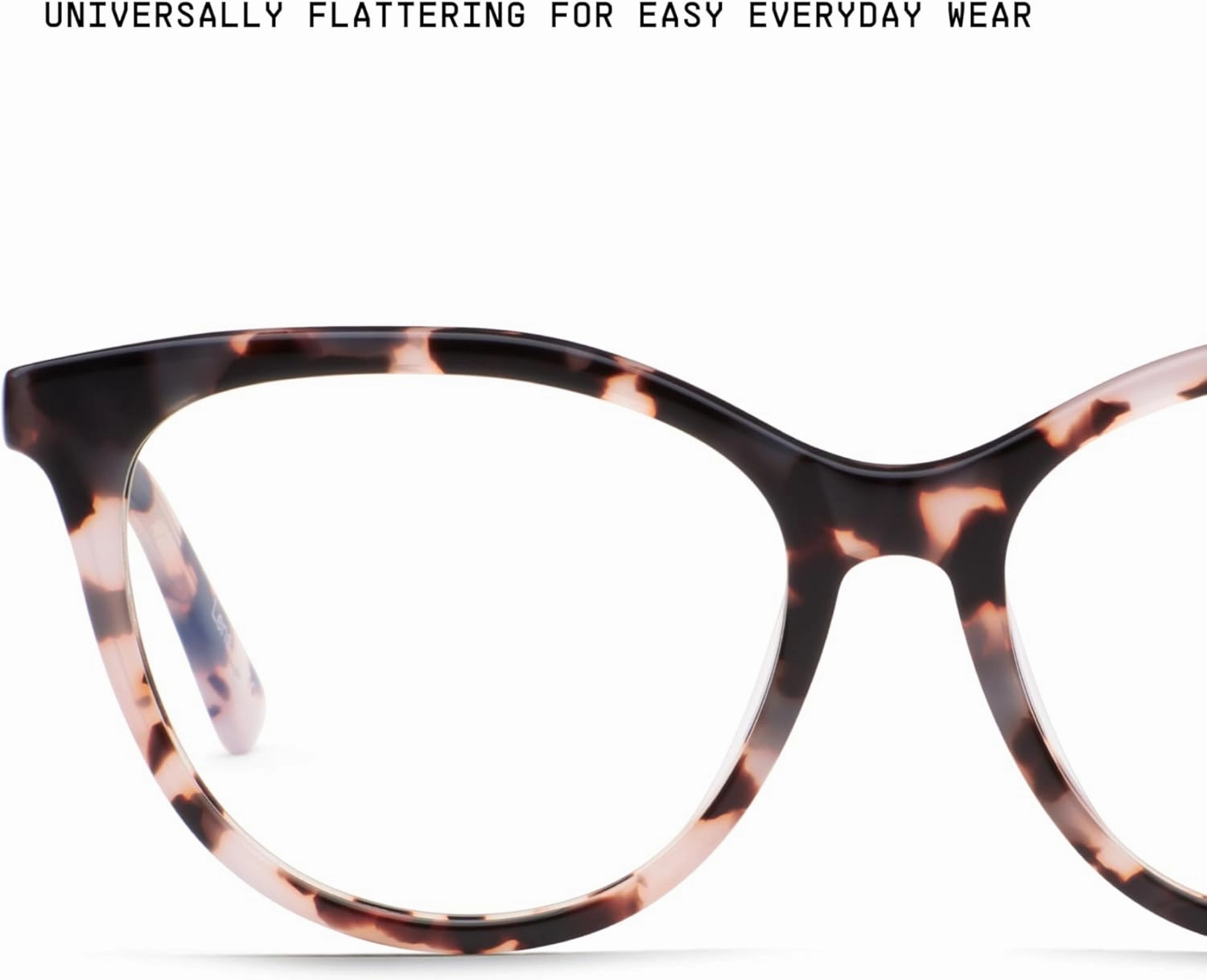 Quay Women's Cat Eye Lenses with Blue Light Protection, Clear, Large