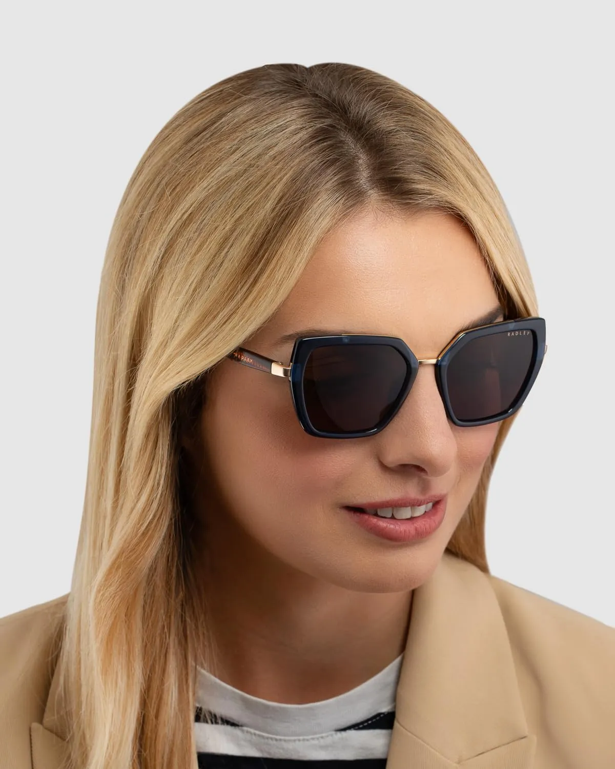 RADLEY London 6503 Womens Hexagonal Sunglasses, 54 mm, UV400 Protection