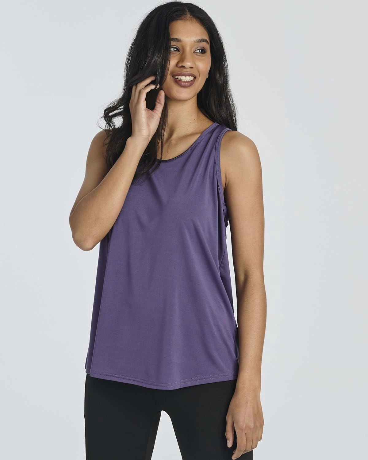 Real Essentials 5 Pack: Women's Racerback Workout Tank Top Mesh Back Dry-Fit Sleeveless Running Gym (Available in Plus Size)